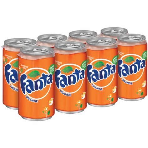 Fanta Orange Soda, 8 cans / 7.5 fl oz - Fred Meyer