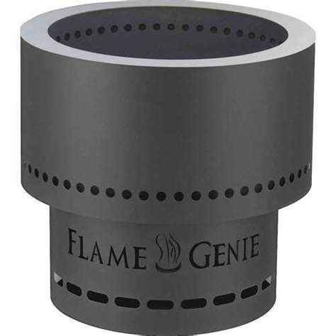 Flame Genie - Wood Pellet Fire Pit - Black | RTBShopper