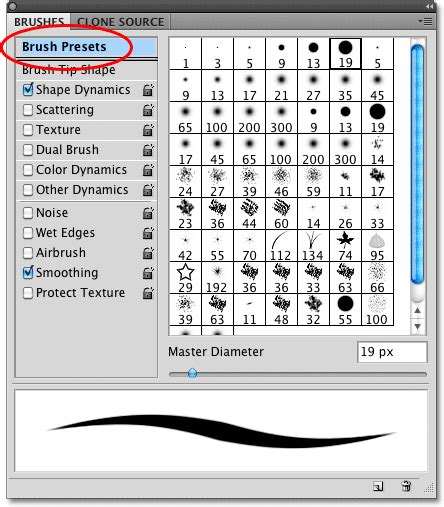 Photoshop Brushes - The Brush Dynamics Options