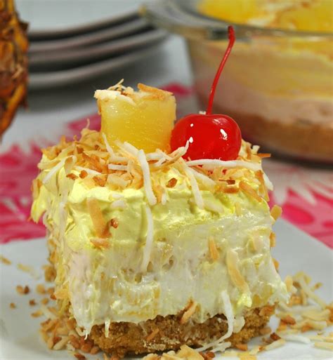 No Bake Pineapple Dream Dessert - My Incredible Recipes