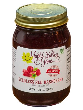 Seedless Red Raspberry Jam - Maple Valley Jams