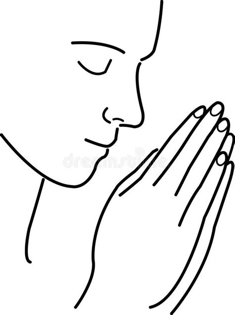 Prayer and Meditation. Simple but elegant illustration of a person in prayer, me , #Affiliate, # ...