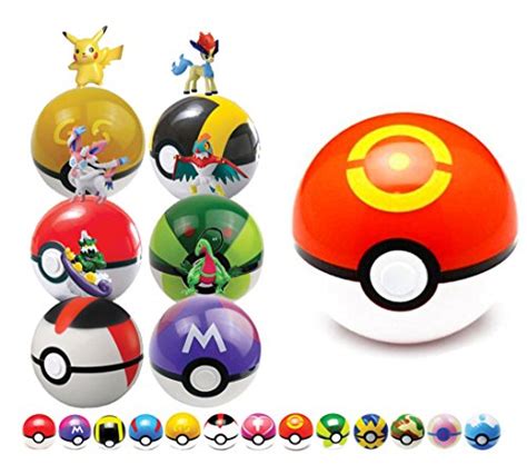 Buy Sports Ball - Pokemon Pokeballs That Open With A High Quality Pokemon Figure Inside - 10 ...