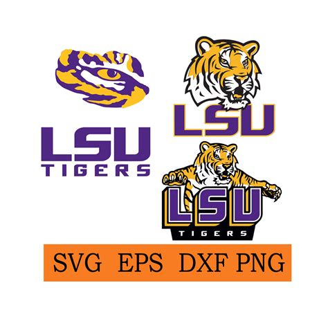 Lsu Tigers logo SVG File – Vector Design in, Svg, Eps, Dxf, and Jpeg Format for Cricut and ...