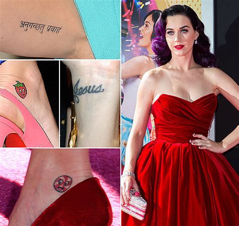 Katy Perry Tattoos – Celebrities Tattooed