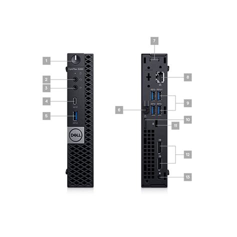 Dell OptiPlex 5060 Micro i5-8500T 2.1G 9M 6C UMA 8G 1TG W10P Wireless ...