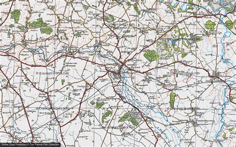 Historic Ordnance Survey Map of Witney, 1919 - Francis Frith