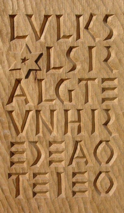 19++ Wood carved letters font trends | This is Edit