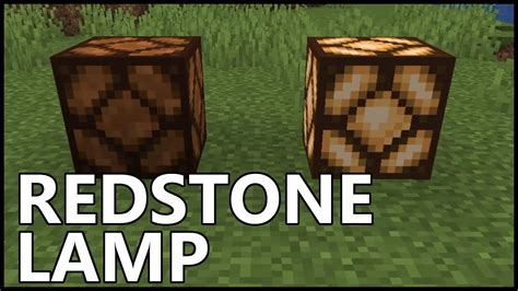 How To Use REDSTONE LAMPS In Minecraft - YouTube