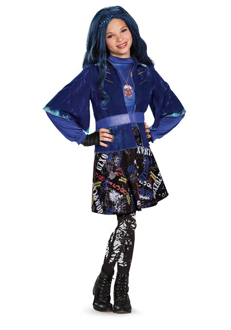 Girls Deluxe Evie Descendants Costume