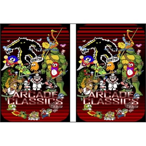 Arcade Classics RED Side Art - Starts At $32.99 - GameOnGrafix