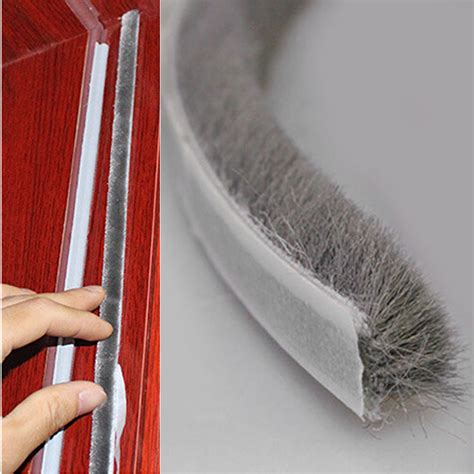 10M 4 Sizes Sliding Door Window Draught Excluder Brush Pile Seal Weather Strip | eBay