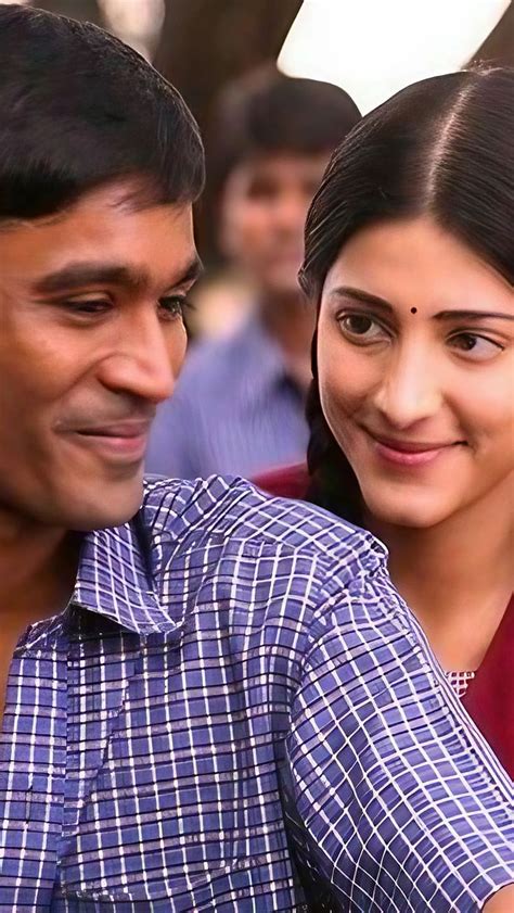 3 Movie, Smile, actor, dhanush, shruti haasan, actress, HD phone wallpaper | Peakpx