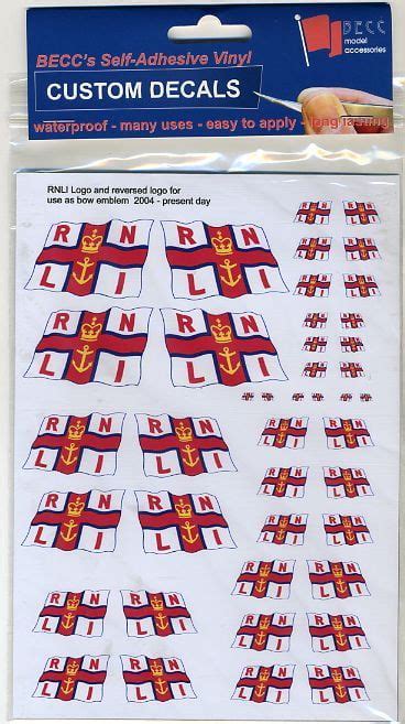 RNLI Vinyl Flag Quality Decals Modern Logo From BECC | Hobbies