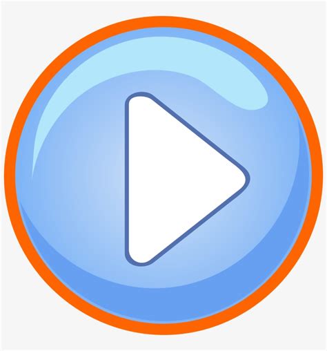 Download Transparent The Blue Play Button Has The Focus - Game Play Button Png - PNGkit