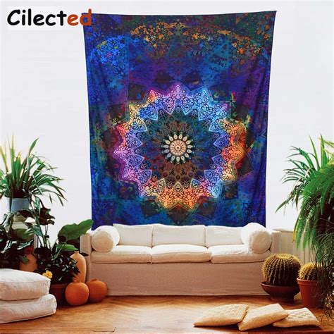 Cliected Bohemian Mandala Tapestry Wall Hanging Home Decor Tapestry ...