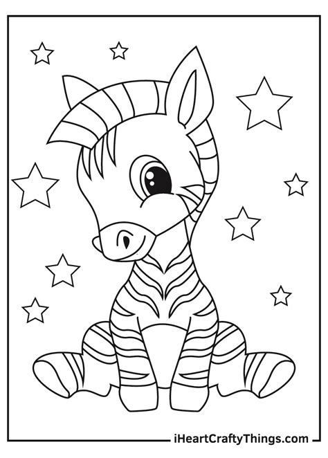 Zebra Animal Coloring Pages Coloring Pages