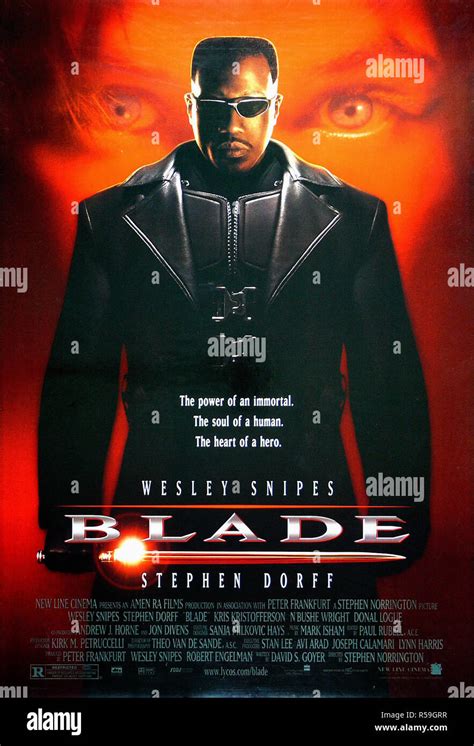 Blade - Original Movie Poster Stock Photo - Alamy