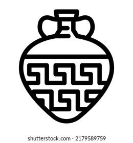 Vintage Amphora Line Icon Vector Vintage Stock Vector (Royalty Free) 2179589759 | Shutterstock