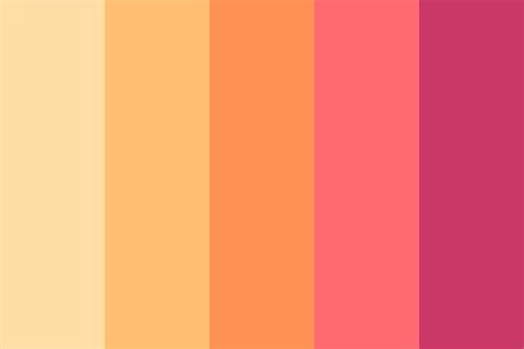 Peaches color palette | Tutoriel de dessin, Clipart, Salle de ...