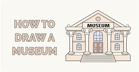 How to Draw a Museum - Really Easy Drawing Tutorial