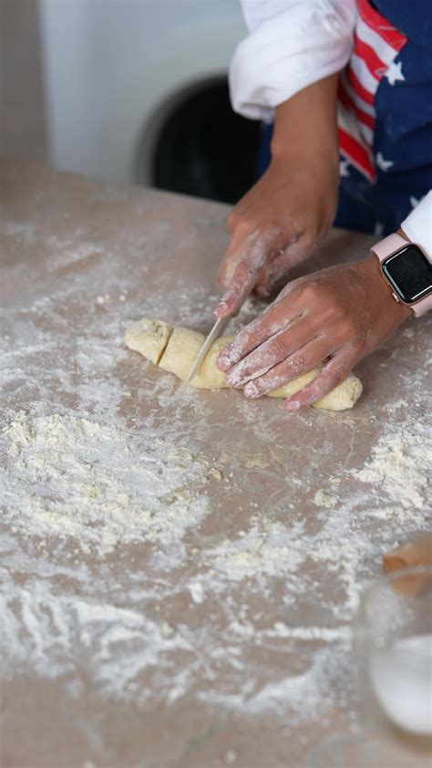 Kneading dough with hands 16089366 Stock Video at Vecteezy