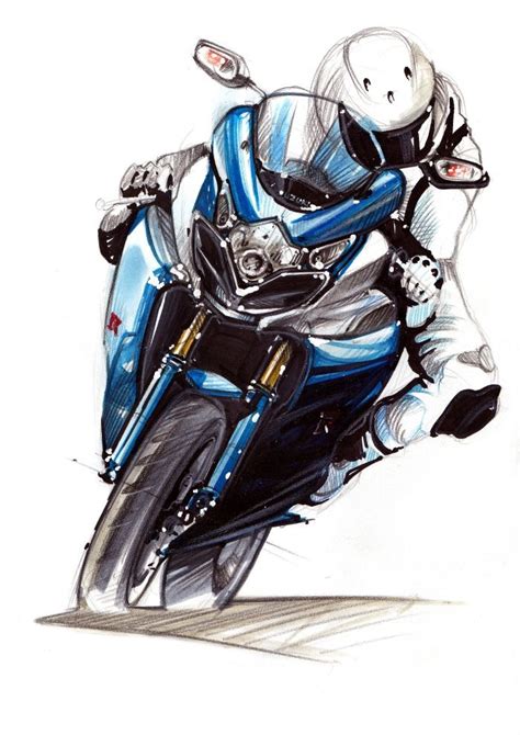 Cool Motorcycle Drawings - Drawing.rjuuc.edu.np