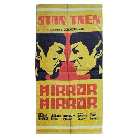 Star Trek Spock Mirror Mirror 60"x30" Beach Towel | Free Shipping