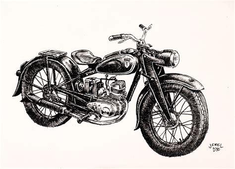 Classic Motorcycle by JadiGrin on DeviantArt