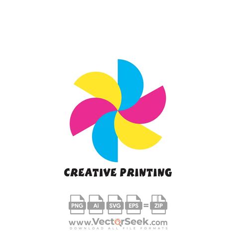 Creative Printing Logo Vector - (.Ai .PNG .SVG .EPS Free Download)