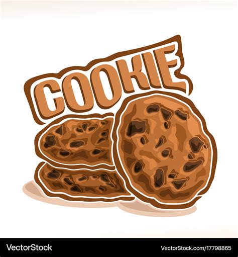 Logo for homemade cookie Royalty Free Vector Image