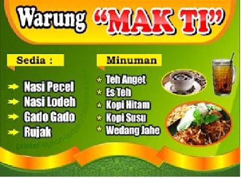 Contoh Banner Warung Makan dan Tips Membuatnya agar Usaha Kamu Lebih Berkembang