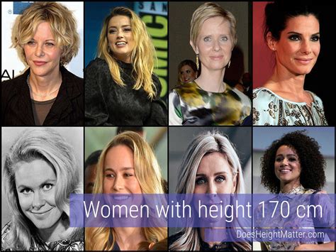 170 cm Female Celebrities - DHM