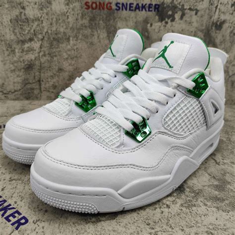 Air Jordan 4 Retro Metallic Green - SongSneaker