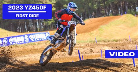 First Ride Video: 2023 Yamaha YZ450F - Dirt Bike Test