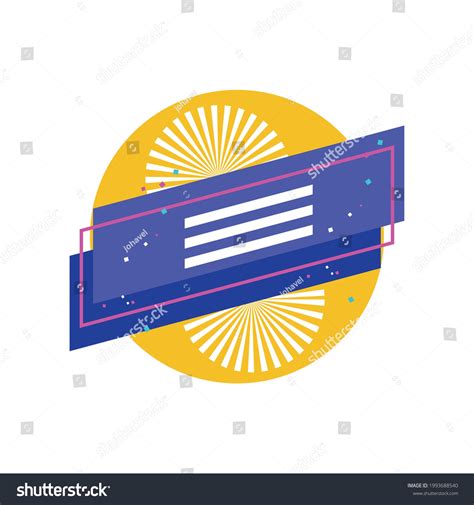 Label Blank Template Isolated Design Stock Vector (Royalty Free ...