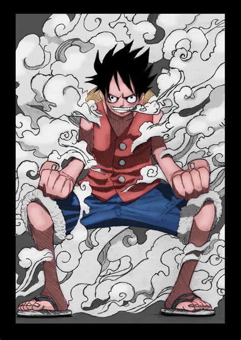 Luffy Gear 2 Drawing