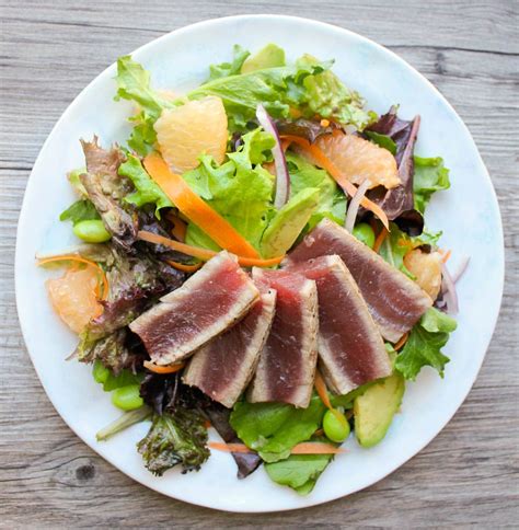 Seared Ahi Tuna Steak Salad Recipe | Bryont Blog