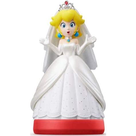 Customer Reviews: Nintendo amiibo Figure (Super Mario Odyssey Series Peach Wedding Outfit ...