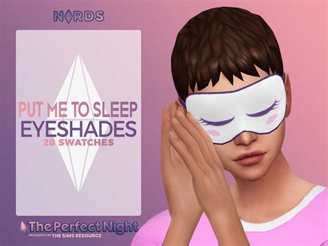 Sul sul! Put your male and female sims to sleep in these cute and cozy sleeping eye mask that ...