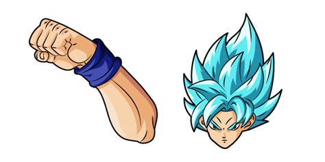 Dragon Ball Super Saiyan Blue cursor – Custom Cursor