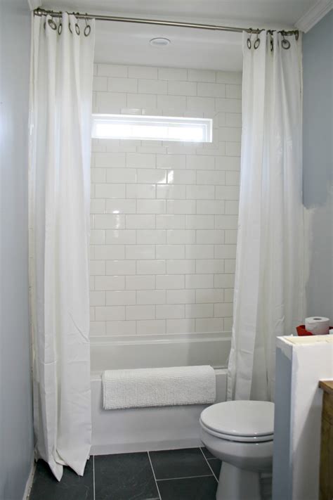 How to hang double shower curtains (for less!) | Thrifty Decor Chick | Thrifty DIY, Decor and ...