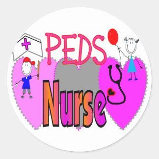 Pediatric Nurse Stickers | Zazzle