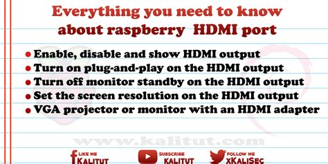 Raspberry Pi HDMI port - KaliTut