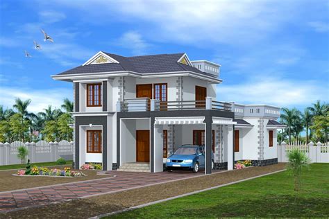 Simple Exterior House Designs In Kerala