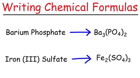 How To Write Chemical