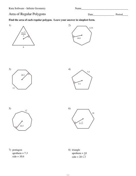 Area And Perimeter Worksheets Pdf Kuta - makeflowchart.com