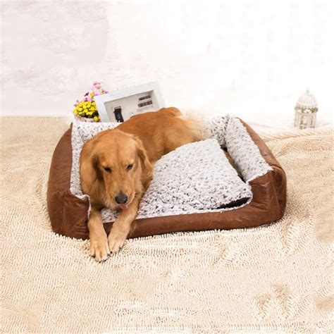 Aliexpress.com : Buy Rose Velvet Dog Beds For Large Dogs Dog House ...