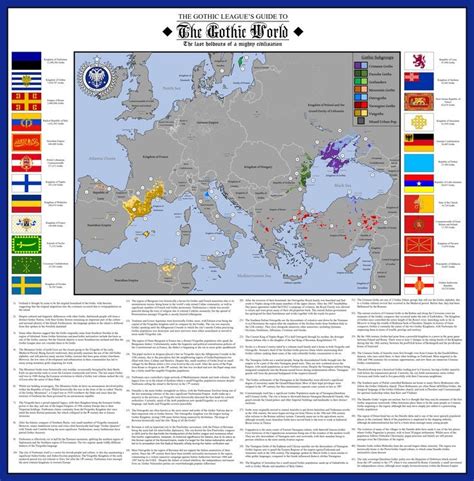 The Gothic World 2000AD in 2022 | Fantasy map generator, Imaginary maps, Alternate history