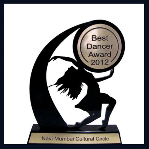 Best Dancer Award Acrylic Trophy - Trophy manufacture in mumbai